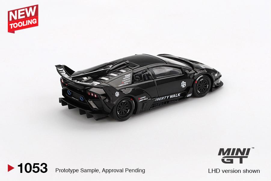 Mini GT #1053 Lamborghini LB-Silhouette WORKS MURCIELAGO GT Evo - Black