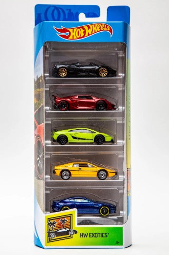 Hot Wheels 2019 HW Exotics 5 Pack