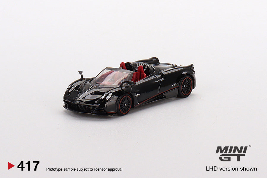 Mini GT Pagani Huayra Roadster Black #417
