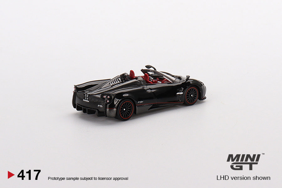 Mini GT Pagani Huayra Roadster Black #417