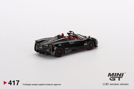 Mini GT Pagani Huayra Roadster Black #417