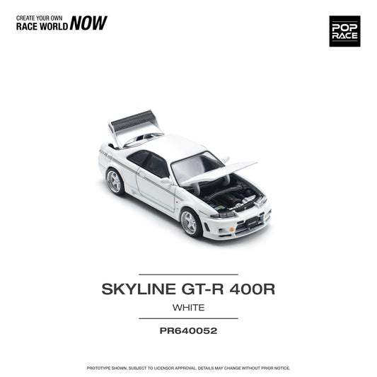 Pop Race Skyline GT-R 400R - White