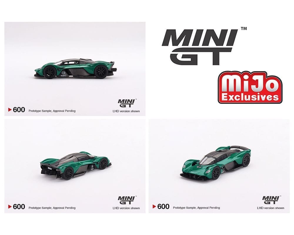 Mini GT #600 Aston Martin Valkyrie – Racing Green