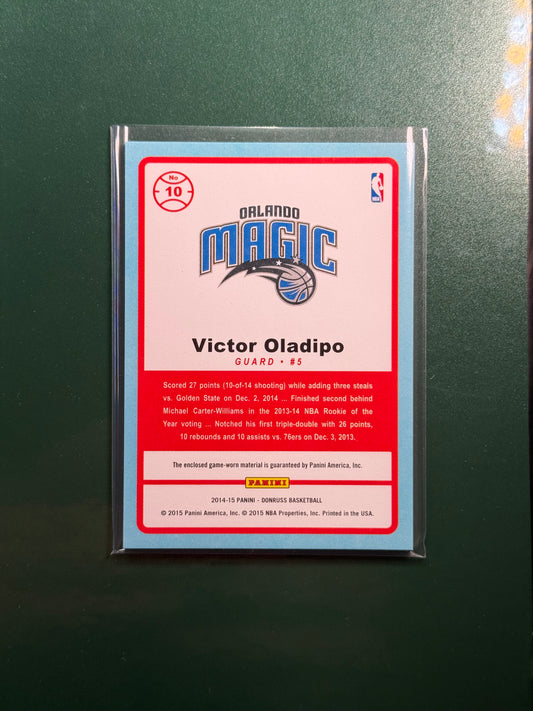 2014 Panini Donruss Victor Oladipo Game Threads Patch #10