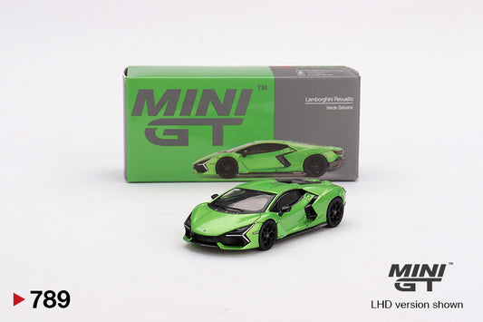 Mini GT #789 Lamborghini Revuelto – Verde Selvans Green