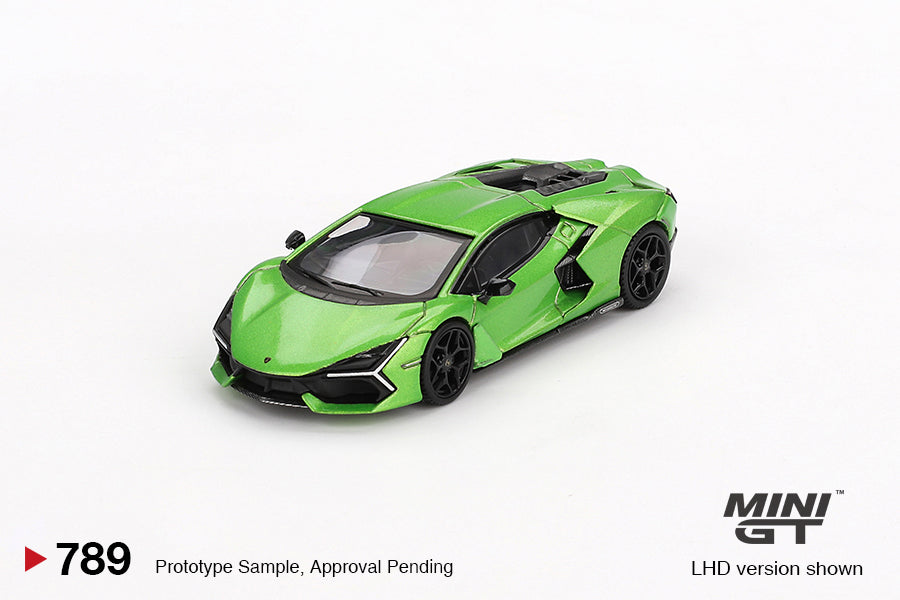 Mini GT #789 Lamborghini Revuelto – Verde Selvans Green
