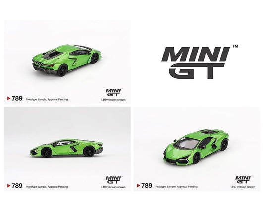 Mini GT #789 Lamborghini Revuelto – Verde Selvans Green