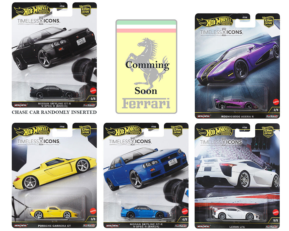 PRE-ORDER] Hot Wheels 2025 N Case Car Culture - Timeless Icons