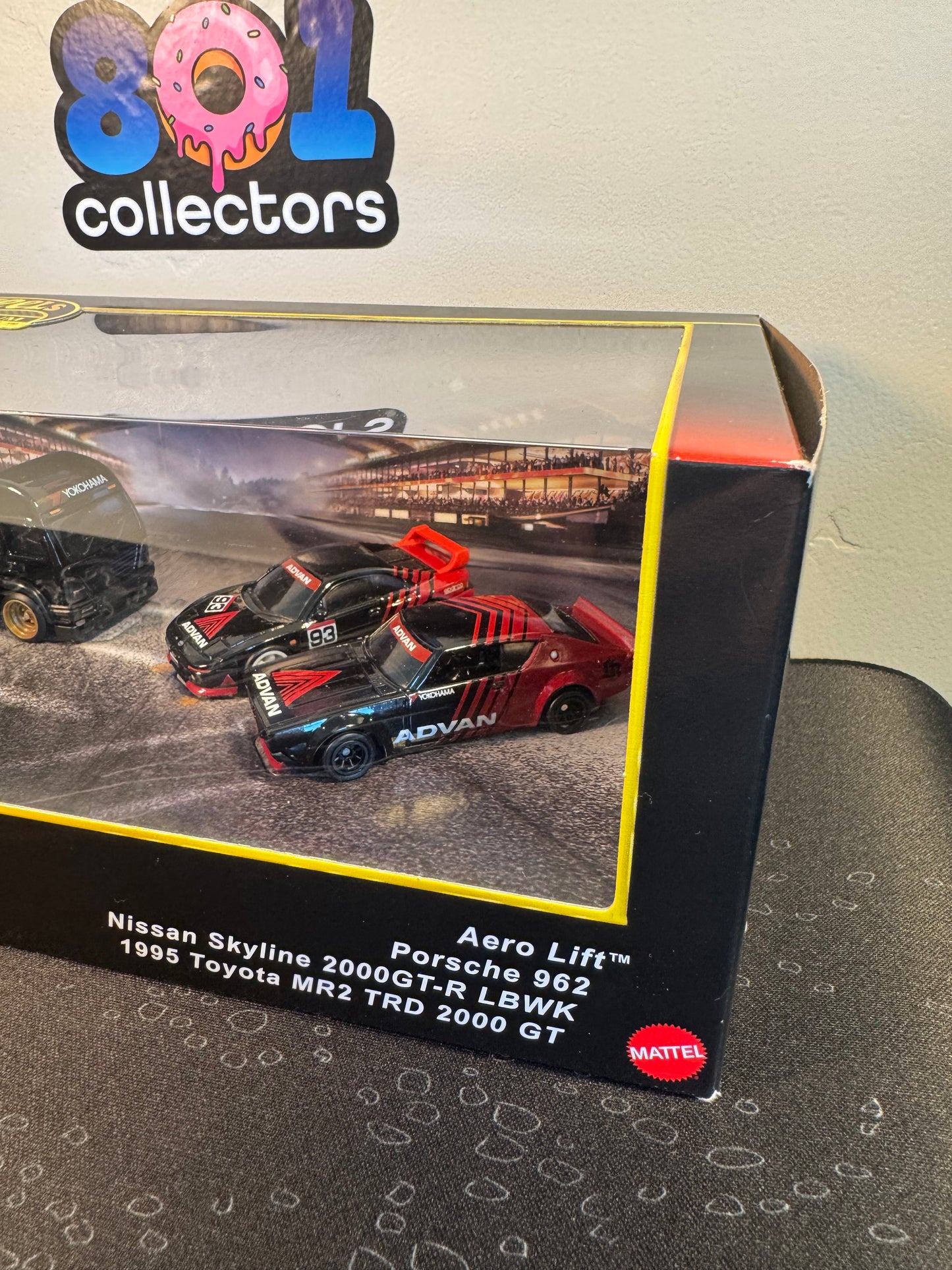 Hot Wheels Premium Advan Set | Porsche 962, Nissan Skyline 2000GT-R, Toyota MR2