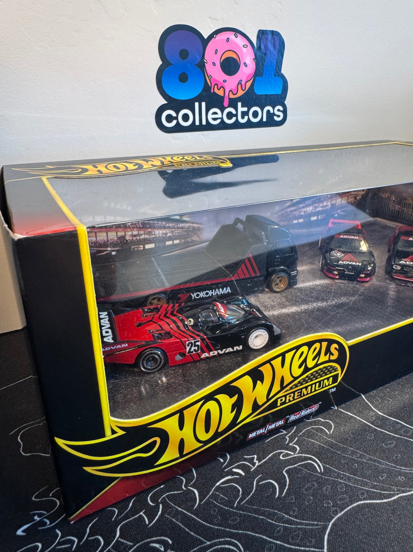 Hot Wheels Premium Advan Set | Porsche 962, Nissan Skyline 2000GT-R, Toyota MR2