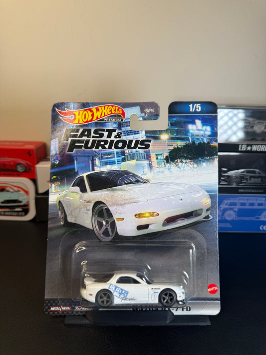Hot Wheels Premium Fast and Furious Mazda RX-7 FD #1/5