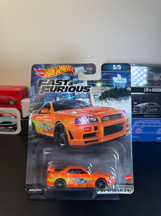 Hot Wheels Premium Fast and Furious Nissan Skyline GT-R (BNR34) #5/5
