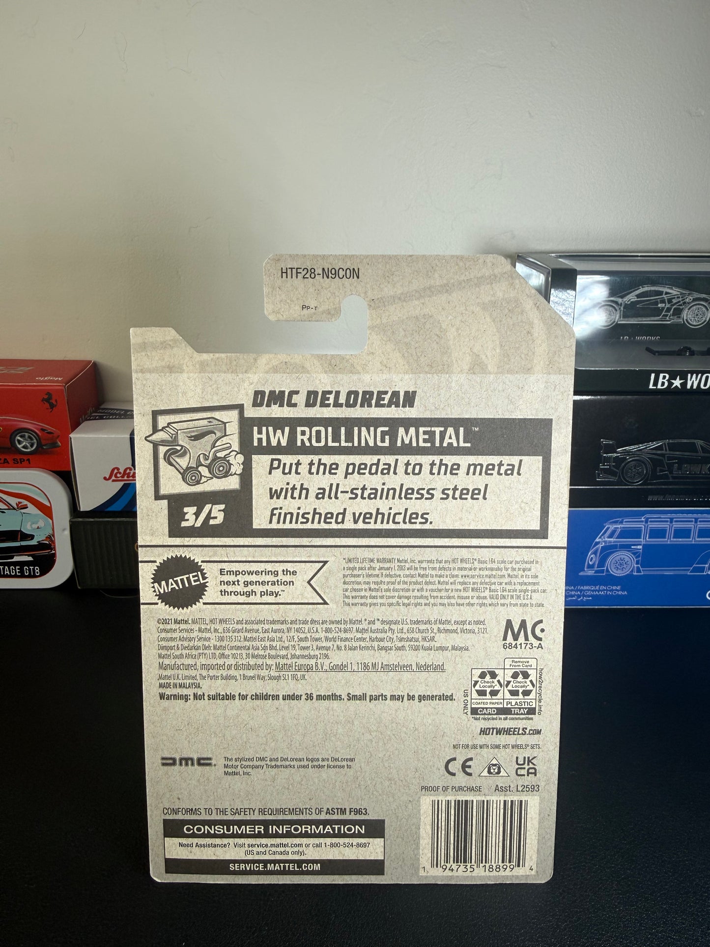 Hot Wheels Treasure Hunt DMC DeLorean 236/250