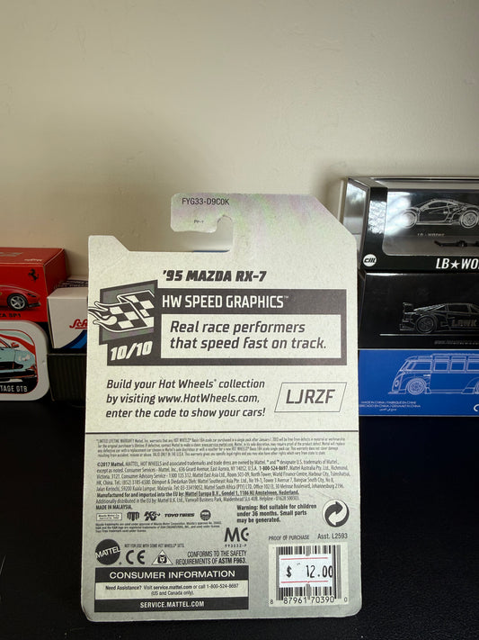Hot Wheels Zamac ‘95 Mazda RX-7 27/250