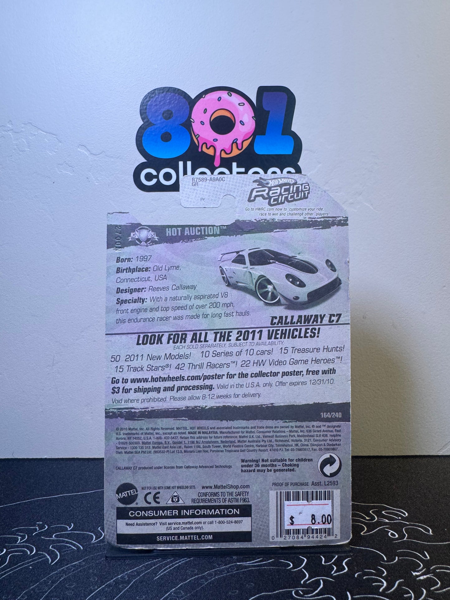Hot Wheels Hot Auction Callaway C7 164/240