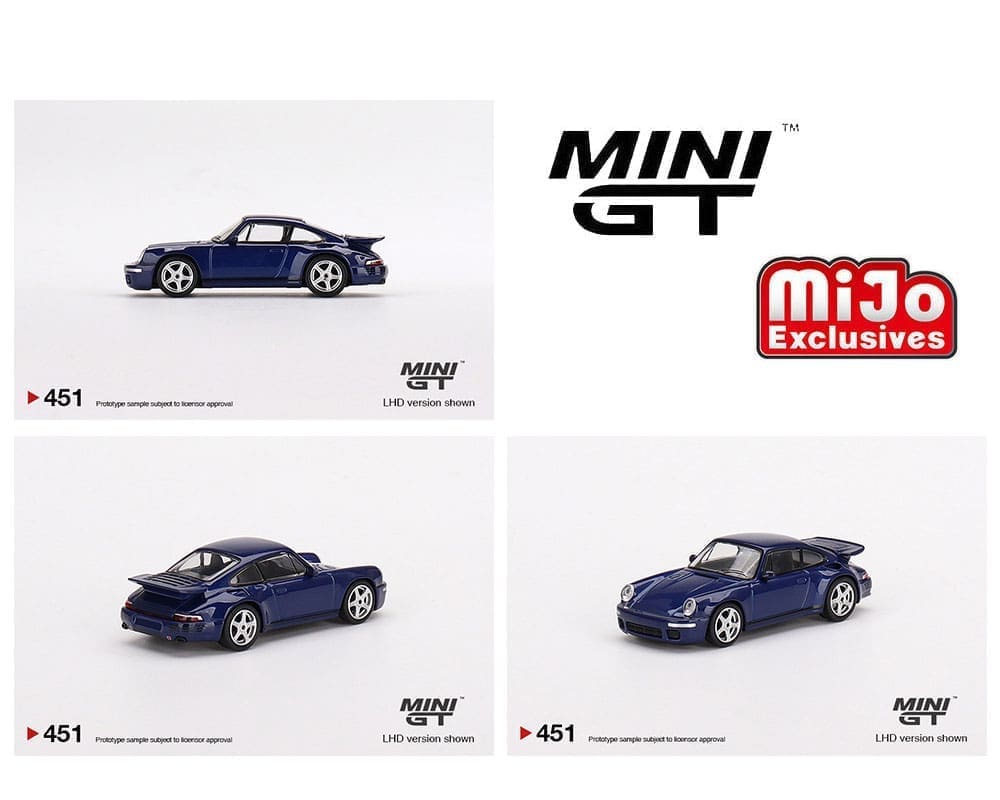 Mini GT #451 RUF CTR Anniversary - Dark Blue