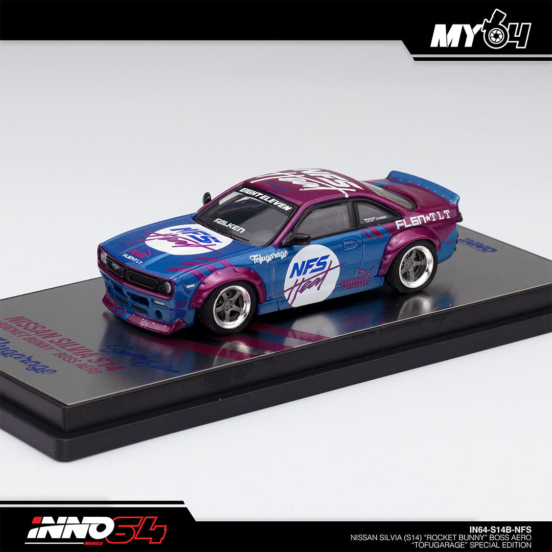 INNO64 x Tofugarage Nissan Silvia S14 Rocket Bunny Boss Aero