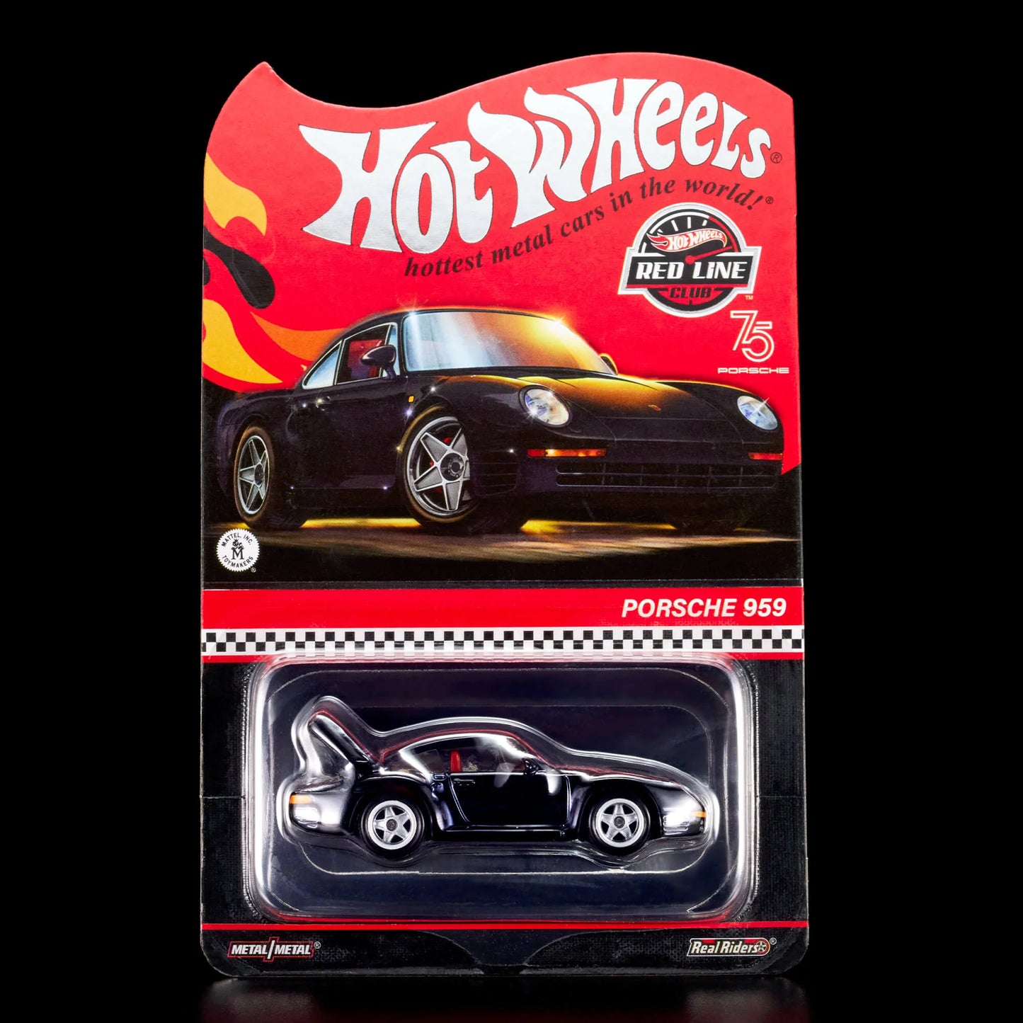 Hot Wheels Collectors RLC Exclusive Black 1986 Porsche 959