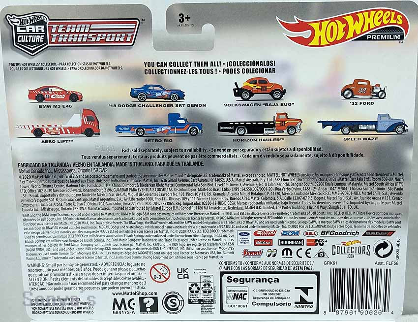 Hot Wheels Premium Car Culture Team Transport Volkswagen “Baja Bug” & Horizon Hauler #31