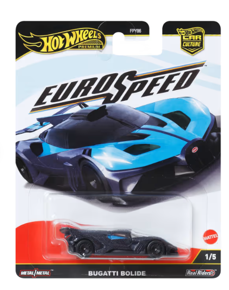 Hot Wheels Premium Car Culture Eurospeed Bugatti Bolide #1/5