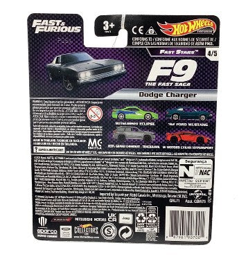 Hot Wheels Premium Fast Stars Dodge Charger #4/5