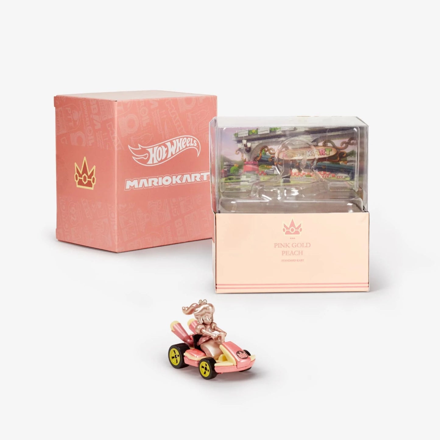 Hot Wheels Collectors Mario Kart Pink Gold Peach