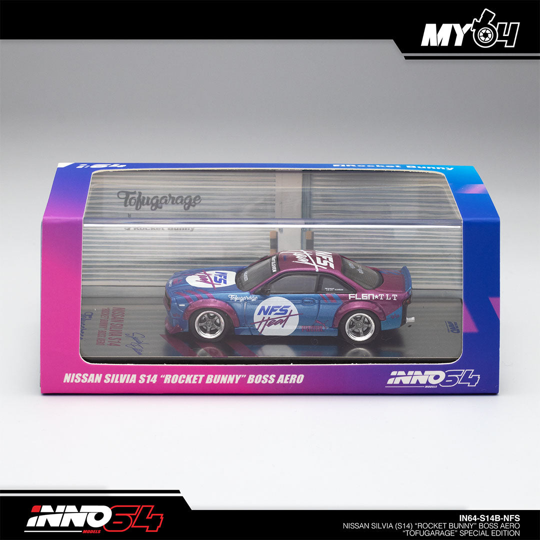 INNO64 x Tofugarage Nissan Silvia S14 Rocket Bunny Boss Aero