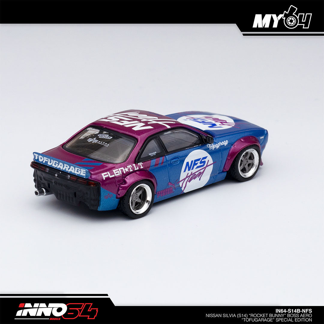 INNO64 x Tofugarage Nissan Silvia S14 Rocket Bunny Boss Aero