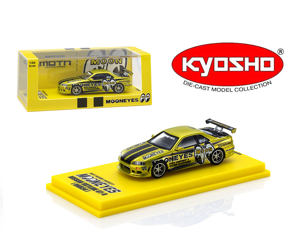 [PRE-ORDER] Kyosho Nissan GT-R (R-34) Mooneye’s 1 with MOTN LED Base Compatible