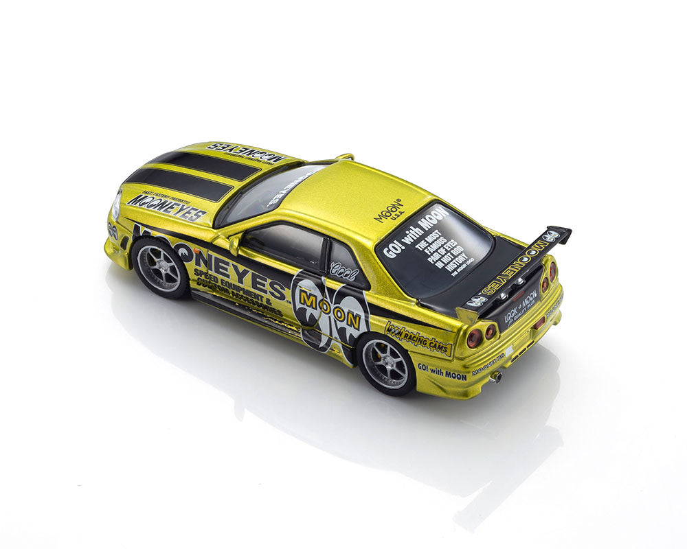 [PRE-ORDER] Kyosho Nissan GT-R (R-34) Mooneye’s 1 with MOTN LED Base Compatible