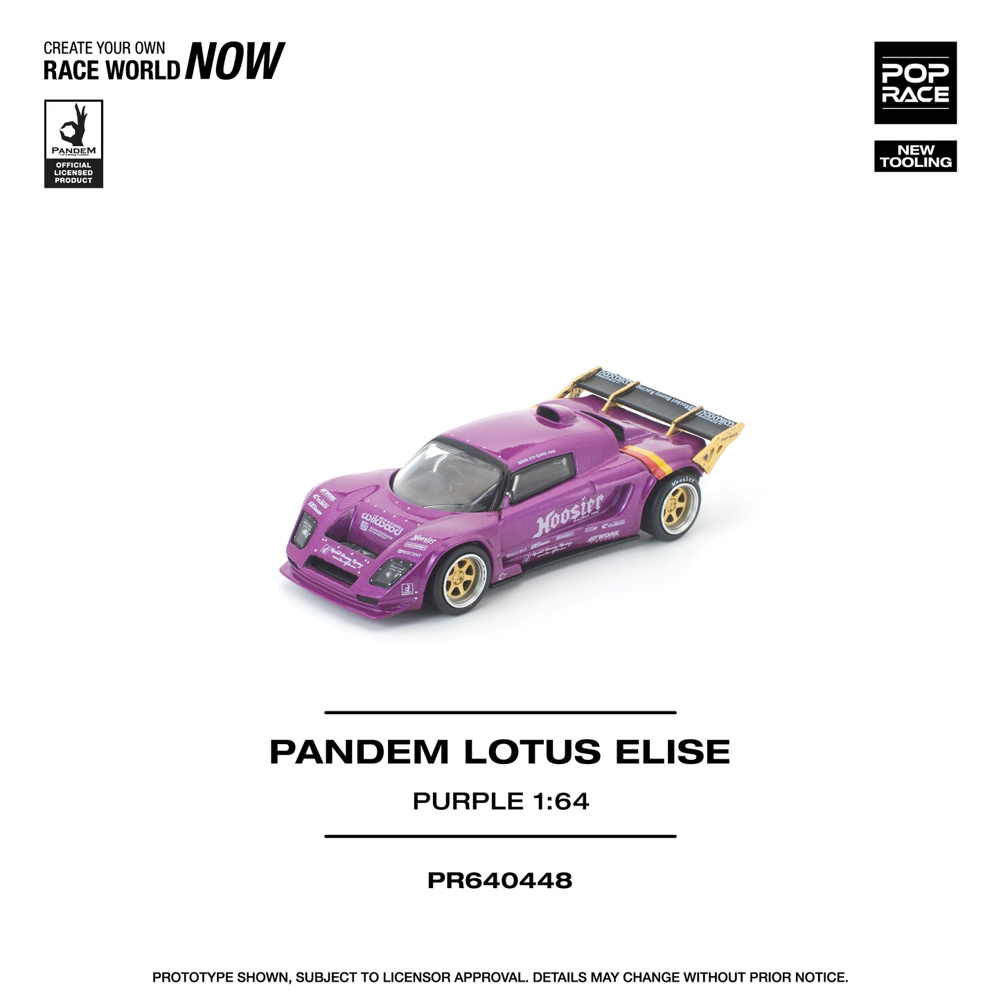 [PRE-ORDER] Pop Race Pandem Lotus Elise - Purple
