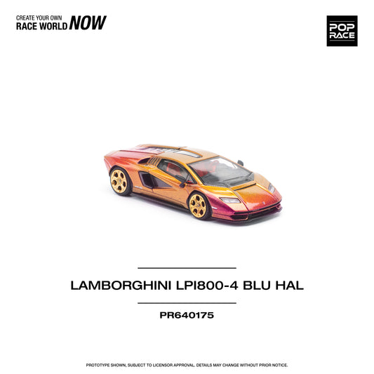 Pop Race Lamborghini Countach LPI 800-4 - Blu Hal