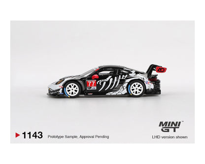 [PRE-ORDER] Mini GT #1143 Porsche 911 GT3 R #77 AO Racing 2025 IMSA Petit Le Mans “Skelerexy”