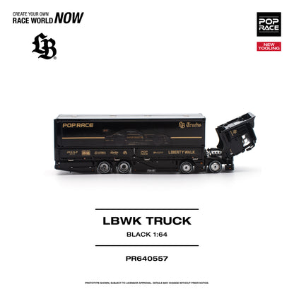 [PRE-ORDER] Pop Race LBWK Truck - Black