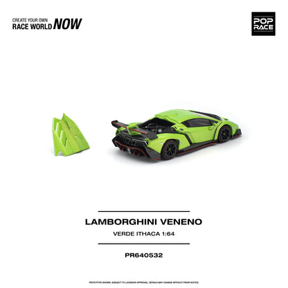 [PRE-ORDER] Pop Race Lamborghini Veneno - Verde Ithaca
