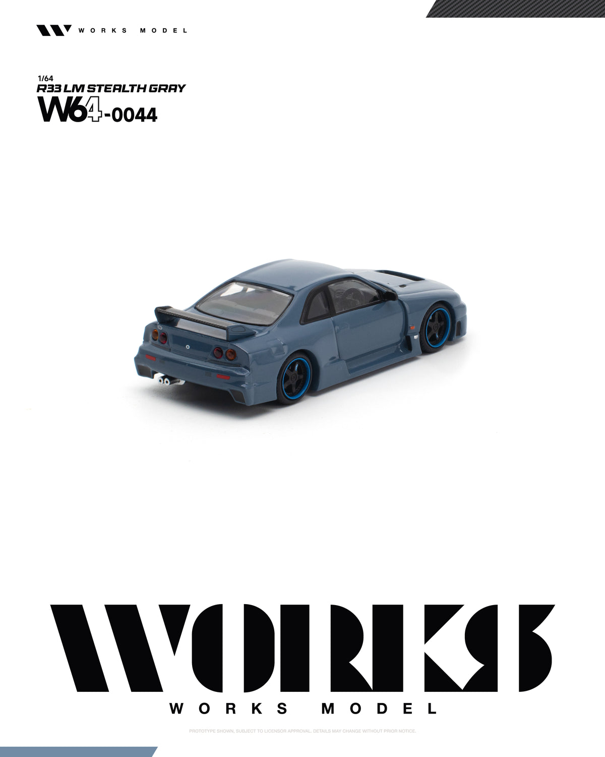 [PRE-ORDER] Works Model R33 LM - Stealth Gray