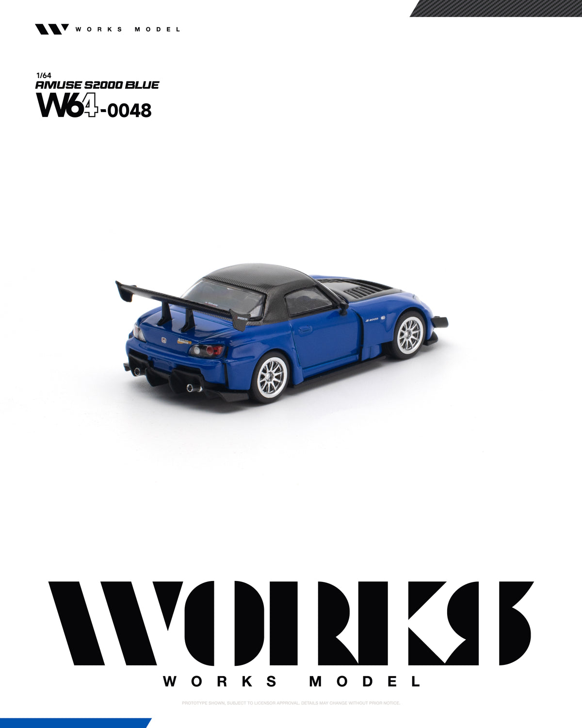 [PRE-ORDER] Works Model Amuse S2000 - Blue