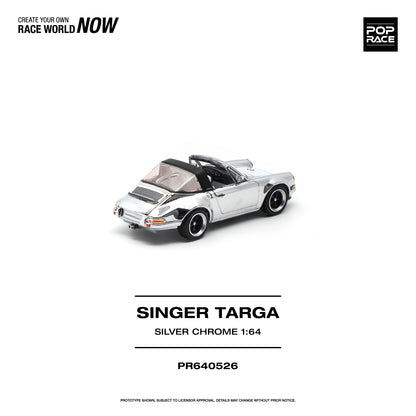 [PRE-ORDER] Pop Race Singer Targa - Silver Chrome