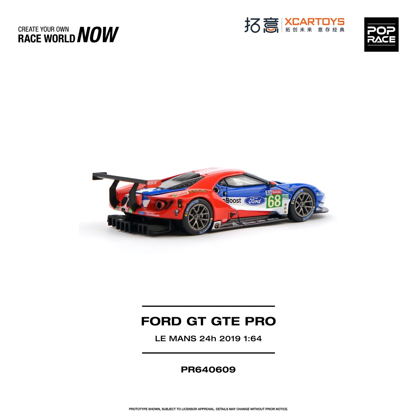 [PRE-ORDER] Pop Race Ford GT GTE Pro LE Mans 24H 2019