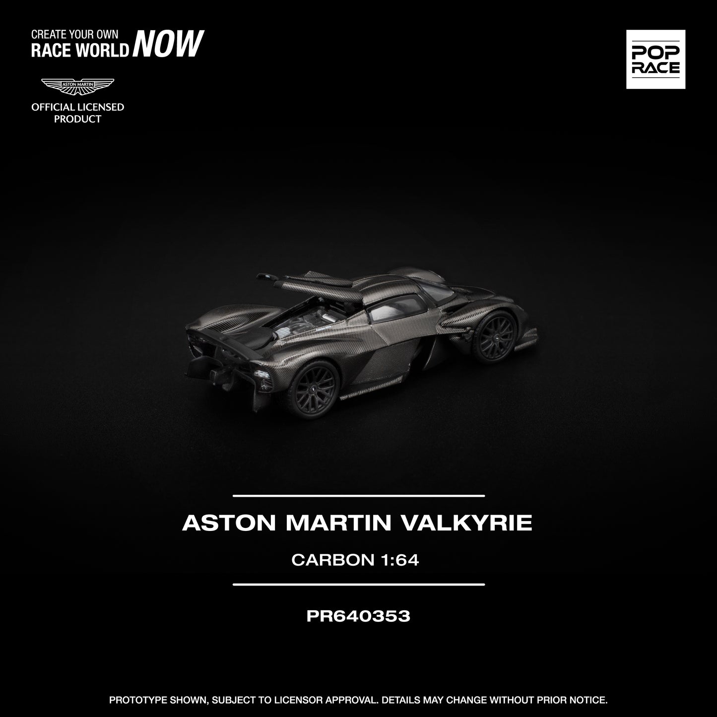 [PRE-ORDER] Pop Race Aston Martin Valkyrie - Carbon Edition