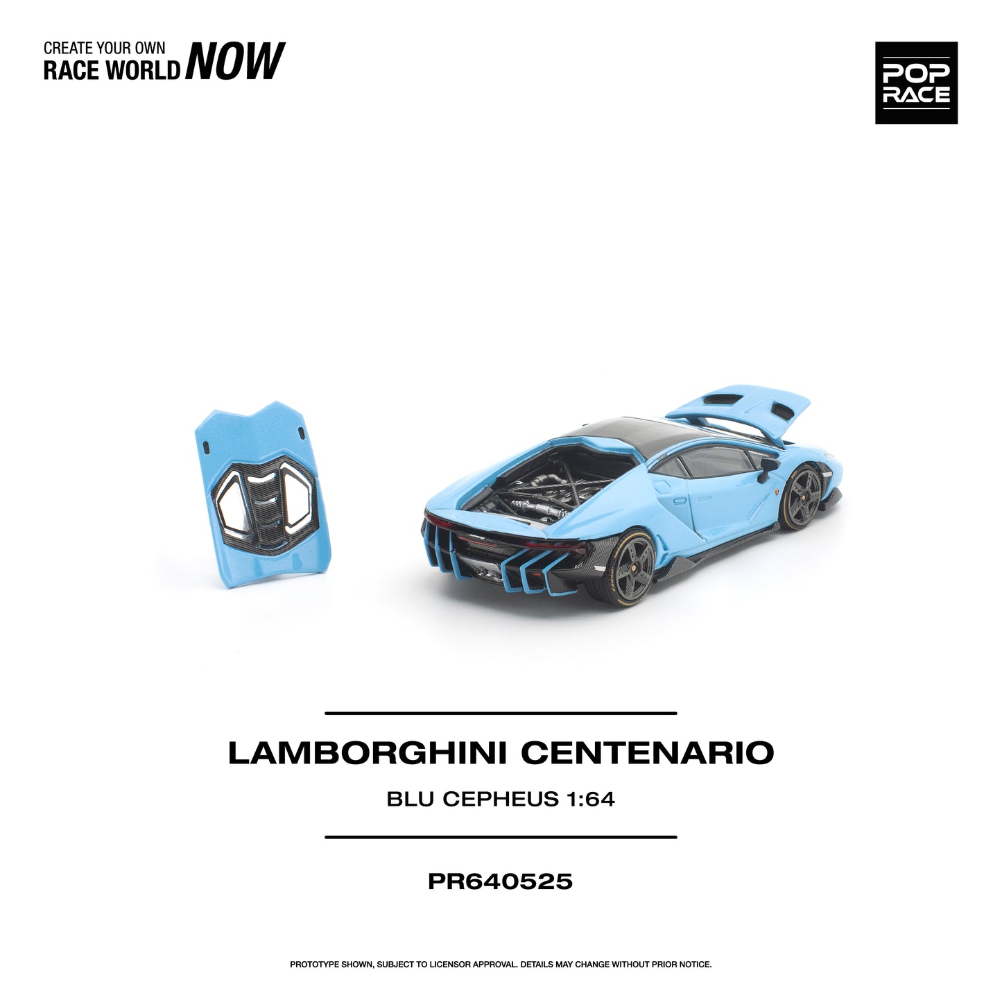 [PRE-ORDER] Pop Race Lamborghini Centenario - Blu Cephus