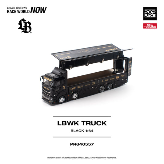 [PRE-ORDER] Pop Race LBWK Truck - Black