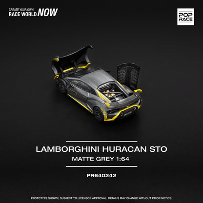 Pop Race Lamborghini Huracan STO - Matte Grey