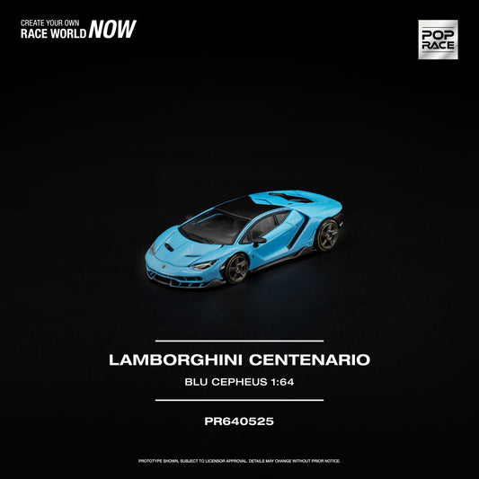[PRE-ORDER] Pop Race Lamborghini Centenario - Blu Cephus