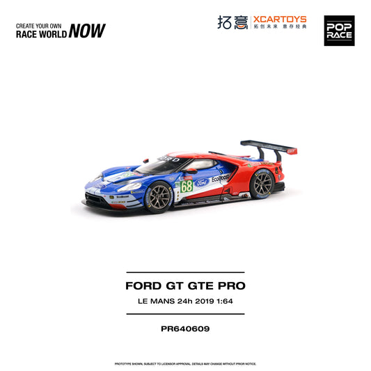 [PRE-ORDER] Pop Race Ford GT GTE Pro LE Mans 24H 2019