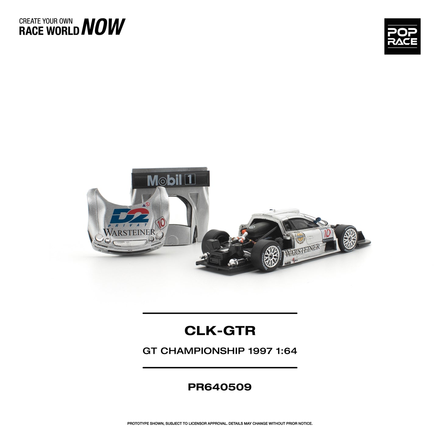 [PRE-ORDER] Pop Race Mercedes-Benz AMG CLK GTR - FIA Championship 1997