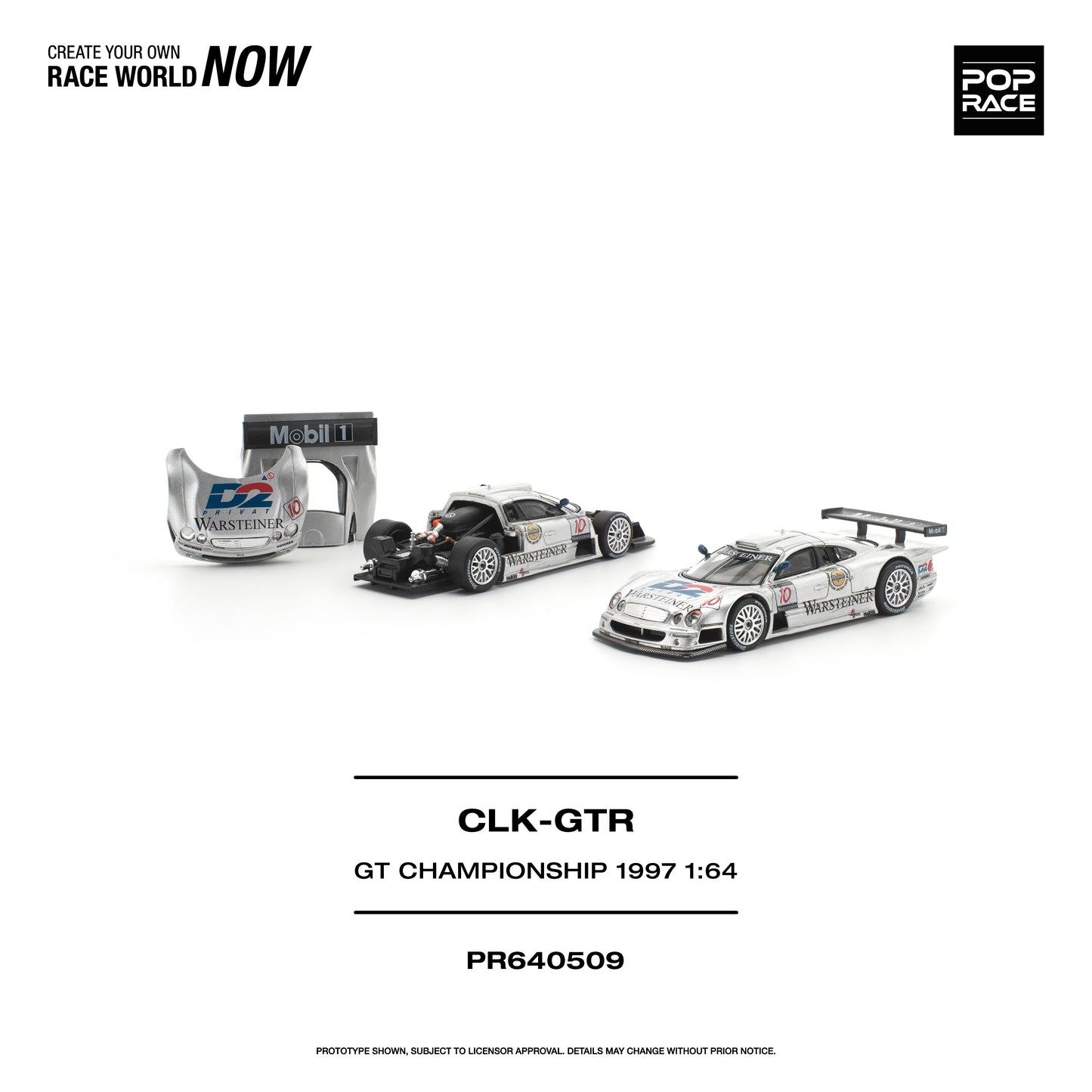 [PRE-ORDER] Pop Race Mercedes-Benz AMG CLK GTR - FIA Championship 1997