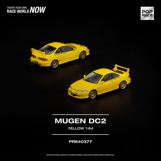 [PRE-ORDER] Pop Race Mugen DC2 - Yellow