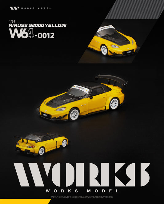[PRE-ORDER] Works Model Amuse S2000 - Yellow