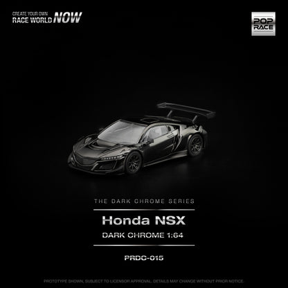 [PRE-ORDER] Pop Race Honda NSX GT3 EV022 - Dark Chrome